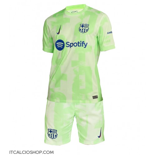 Barcelona Jules Kounde #23 Terza Maglia Bambino 2024-25 Manica Corta (+ Pantaloni corti)